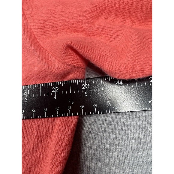 Michael stars sweater coral pink size small pullover crew neck lightweight - Picture 4 of 5